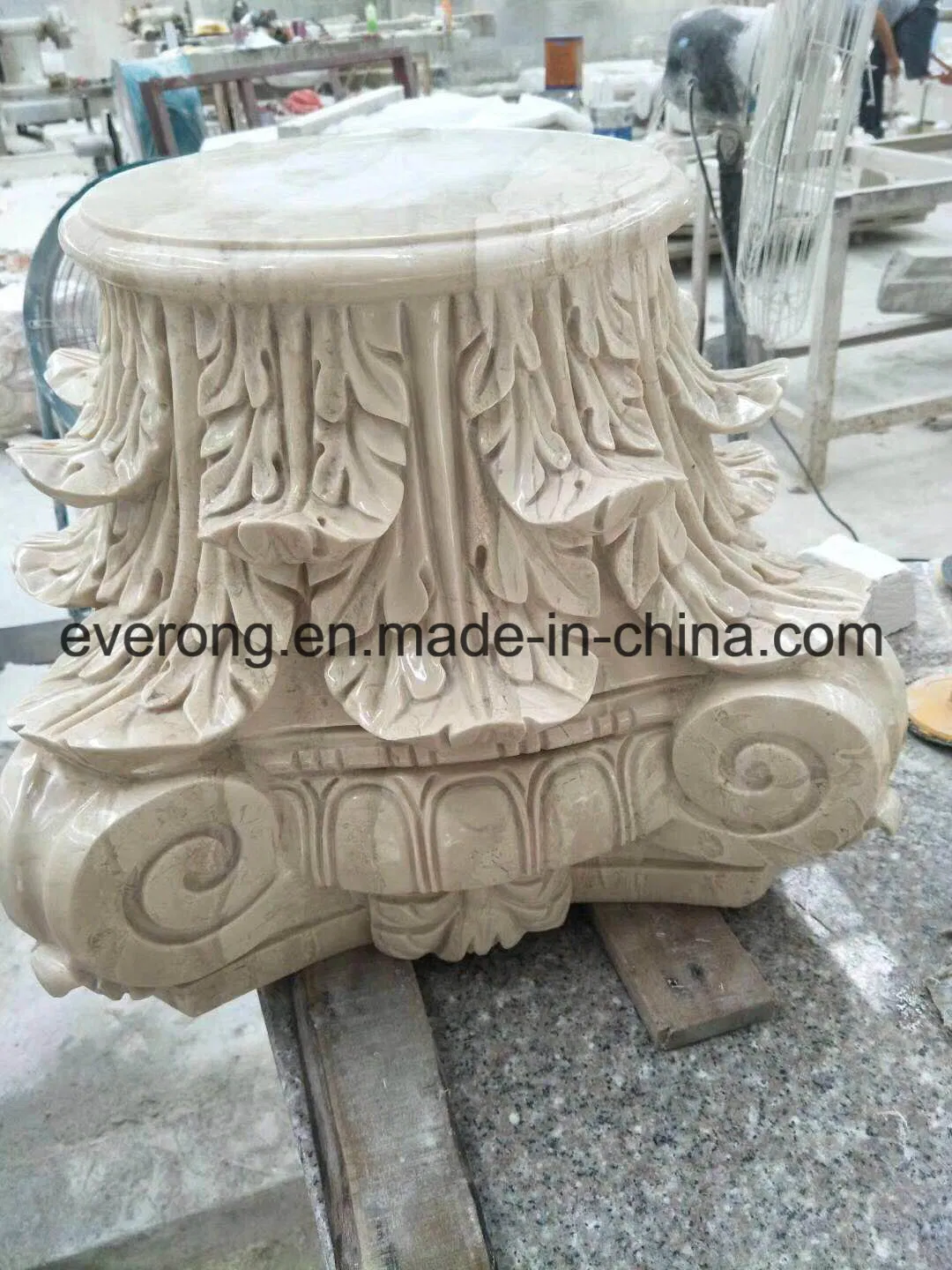 Construction Material, Natural Marble Roman Column Base for Villa Decoration