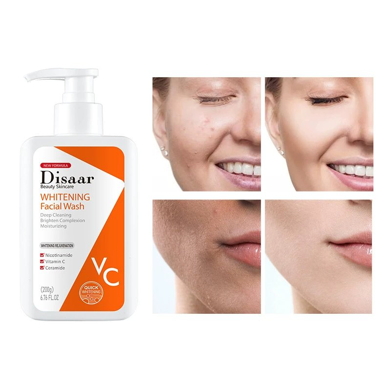 Best Whitening Facial Cleanser Vitamin C Brighten Moisturizer Repair Skin Deep Cleansing Face Wash
