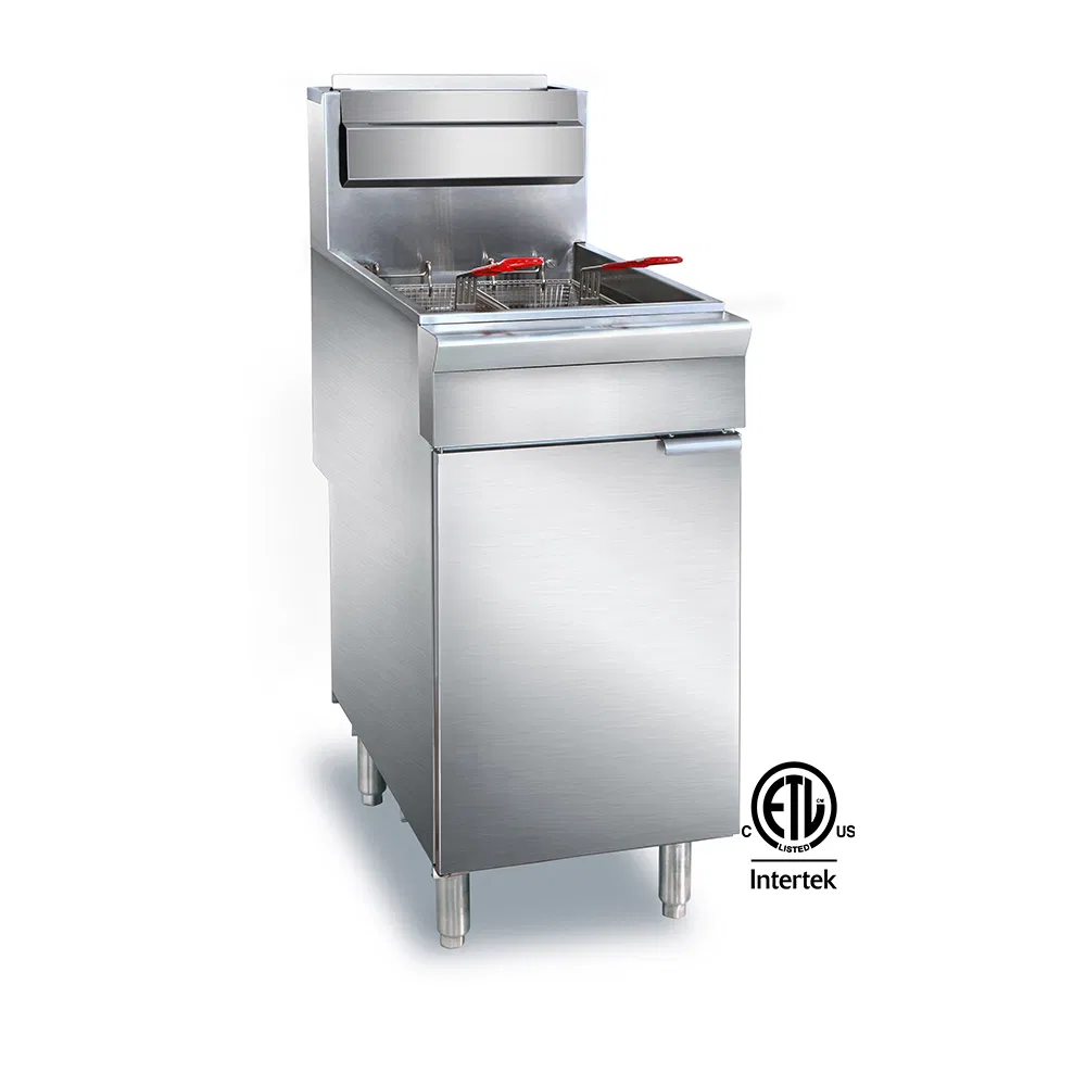 ETL Certificate Approved Commercial Gas Fryer Kitchen Appliance for Restaurant