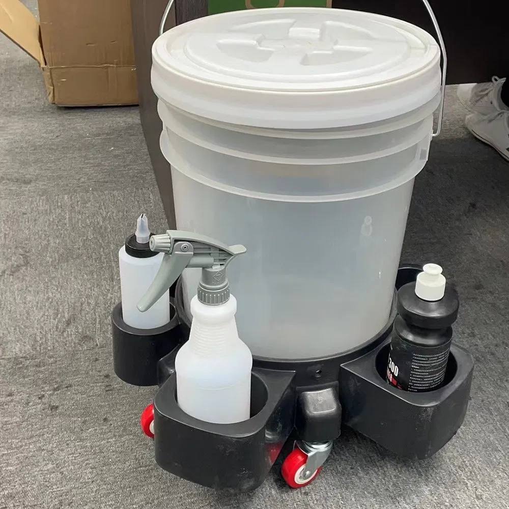 Ведро для автохимии 20л с тележкой и грязеуловителем