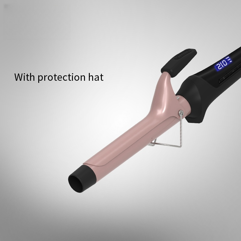 Brand Custom LCD Display PTC Ceramic Heater 25mm Wave Hair Curling Iron Hair Curler