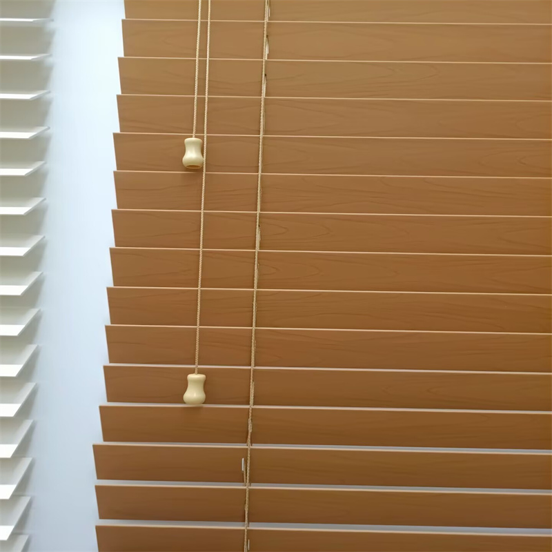 Factory Wholesale Custom Sizes 25mm 35mm 50mm Wooden Blind Curtain Cord Venetian Faux Basswood Blinds