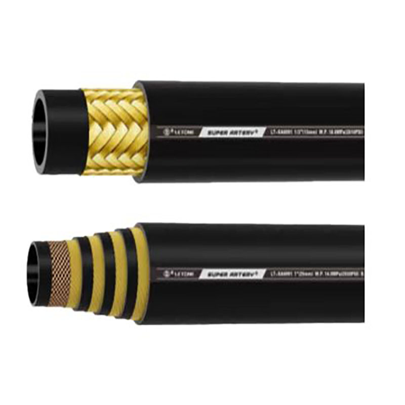 High Quality Chinese Supplier Hydraulic Stain Steel Wire Braided / Spiraled Rubber Hose / High Hydraulic Hose