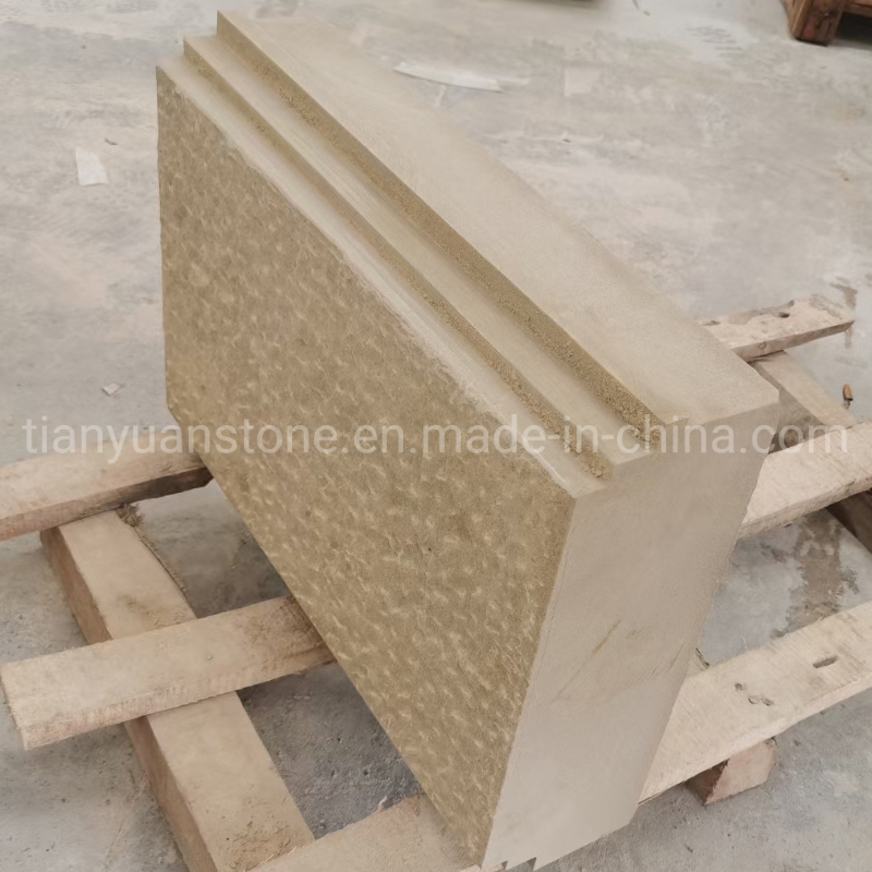 Exterior Wall Cladding Light Beige Yellow Sandstone