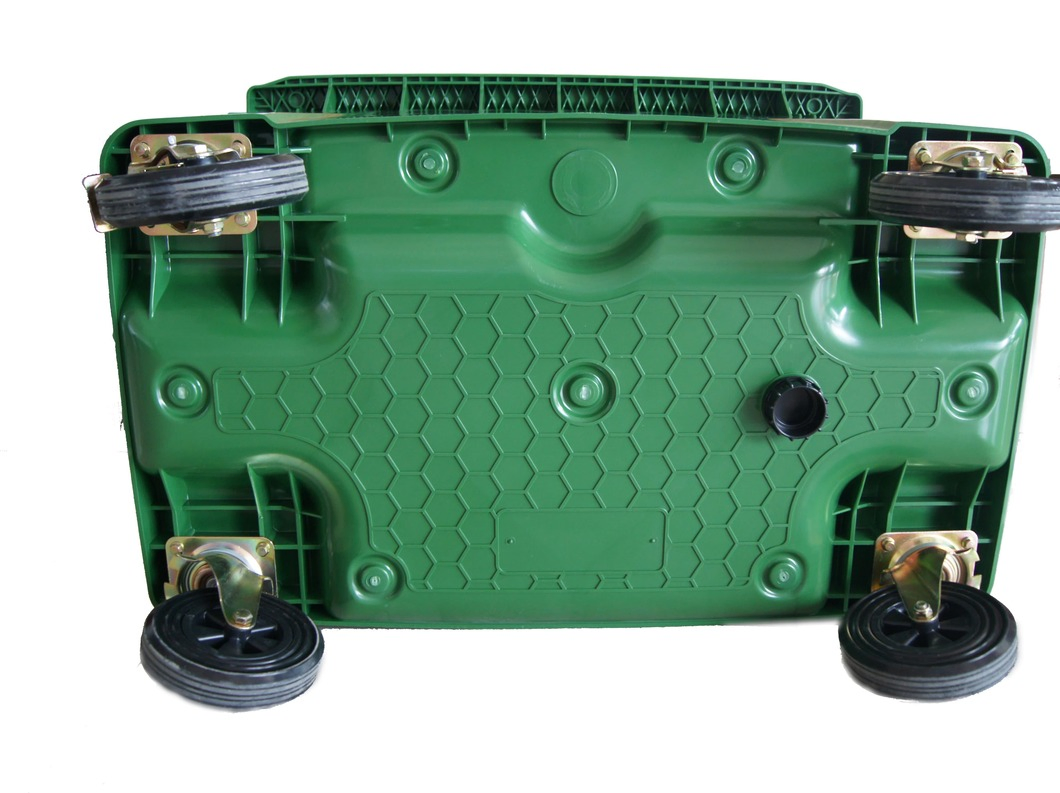 Industrial 100L 120L 240L 360L 660L Plastic HDPE Outdoor Dustbin Rubbish Trash Wheelies Garbage Waste Bin