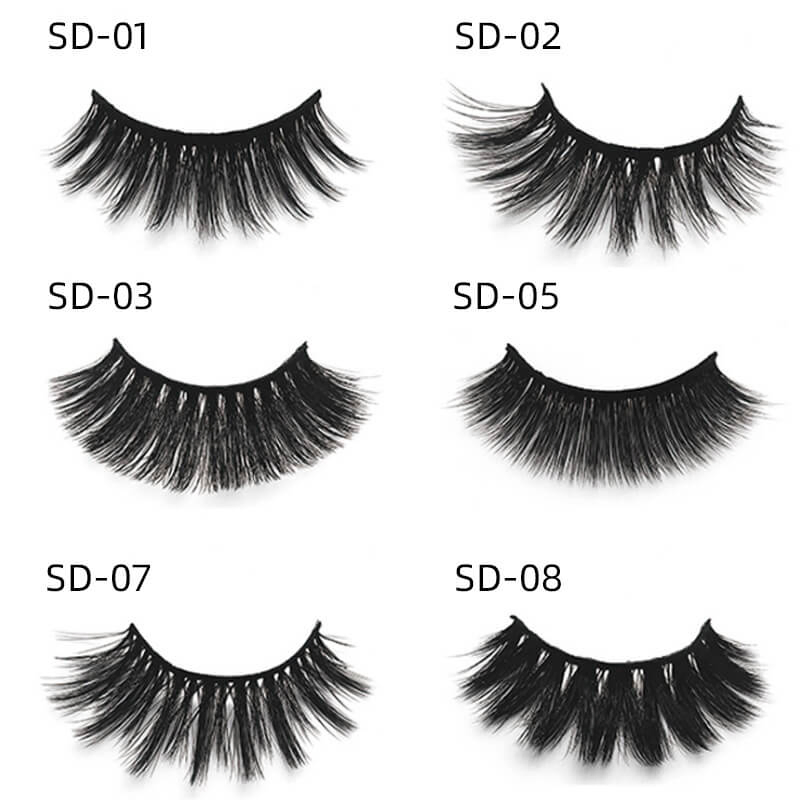 Mink Lashes Packaging Box Eco Recycleable Eye Lashes