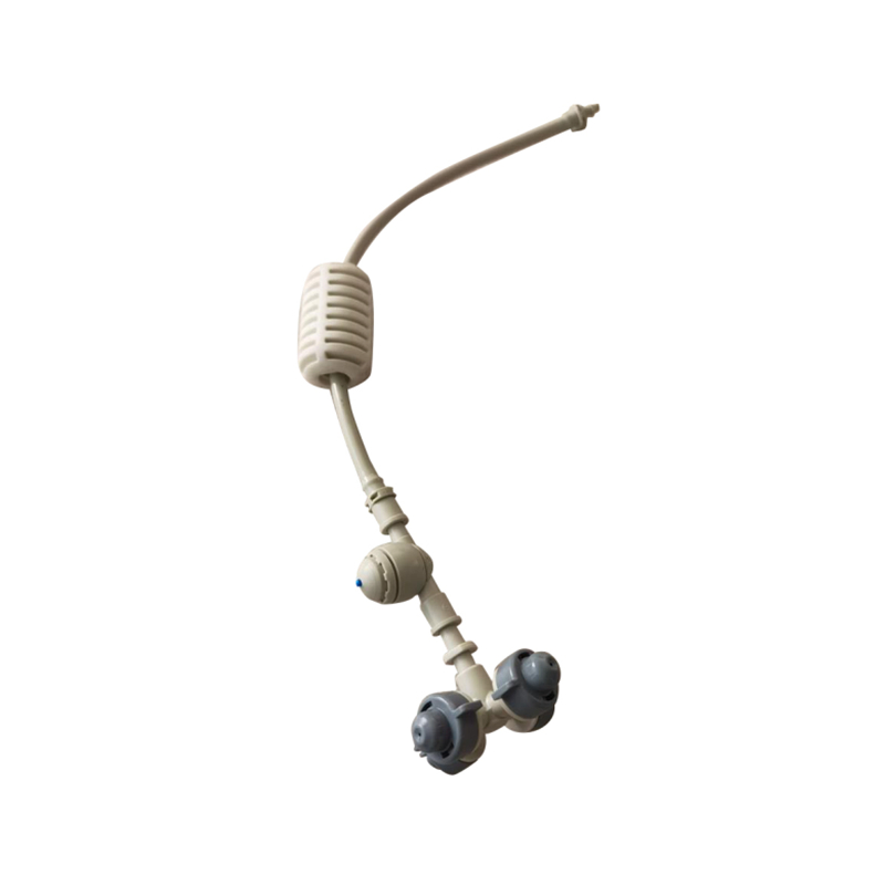 Greenhouse Irrigation Atomizing Misting System Micro Sprinkler Four Outlet Mist Atomizing Micro Nozzle Fogger Spray
