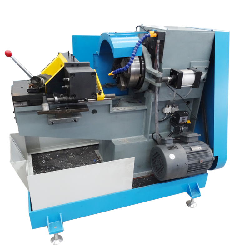 Single Station Semi Automatic Pipe End Threading Machine