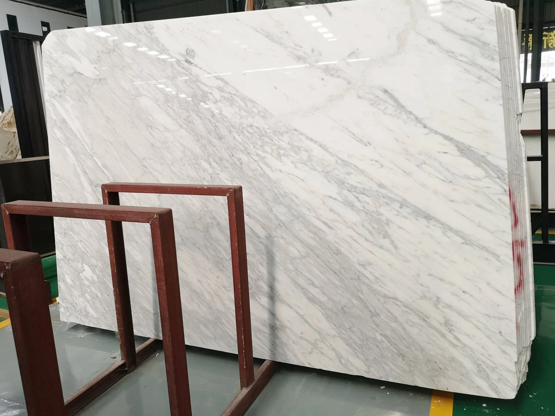 Bianco Carrara Statuario White Marlbe Slabs for Floor&Stair Paving