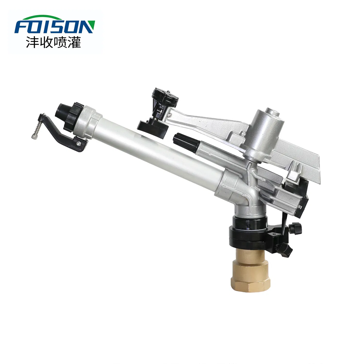 Agricultural 120 Meters 2 Inch Big Rain Gun Sprinkler 360 Rotary for Agriculture Farmland Irrigation