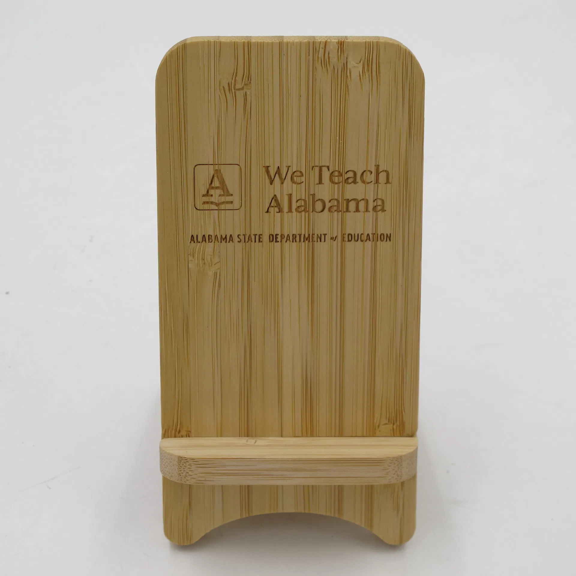 15W Detachable Bamboo and Wood Wireless Charging Phone Stand Vertical Wood and Bamboo Single and Dual Coil Wireless Charger