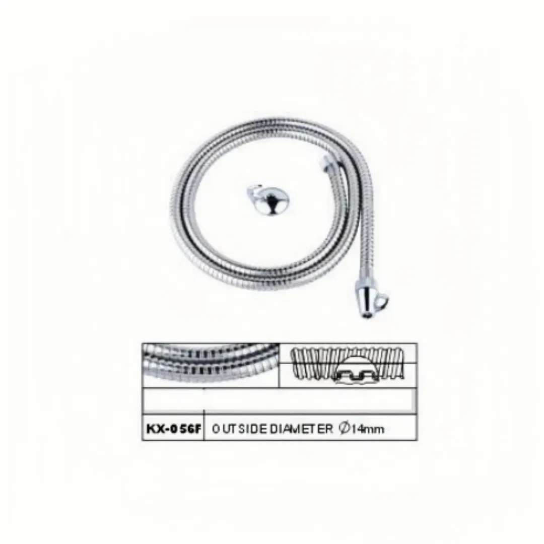 Purelux Extra Long Shower Hose for Handheld Shower Head with Brass Fittings, 8 Feet 4 Inches Made of Stainless Steel Chromwashing Hose (KX-056F)