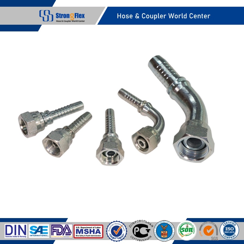 High Pressure Metric Bsp Jic Hydraulic Hose Fitting