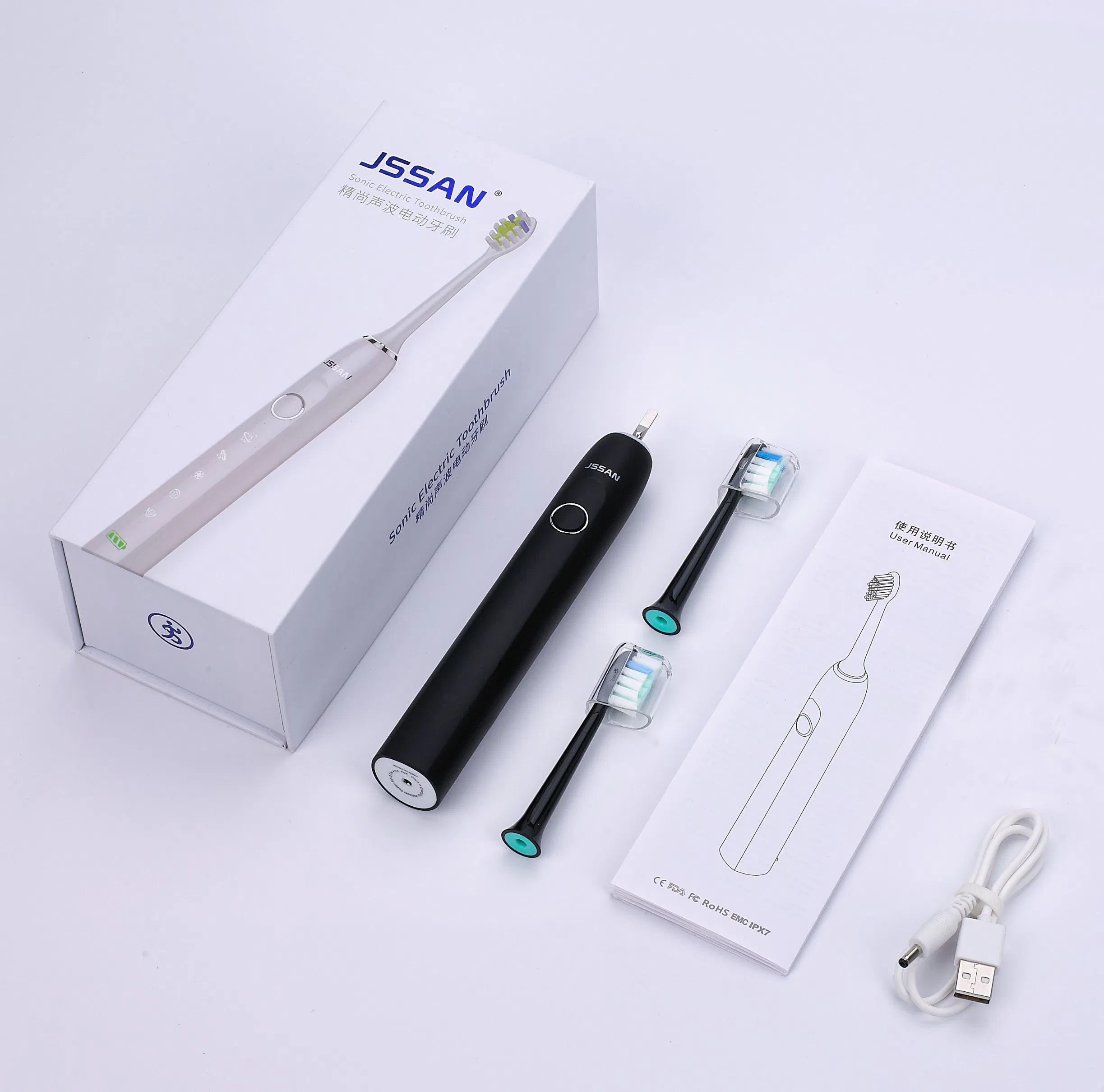 Electric Sonic Tooth Brush Kit Travel Toothbrush Electric Case D7
