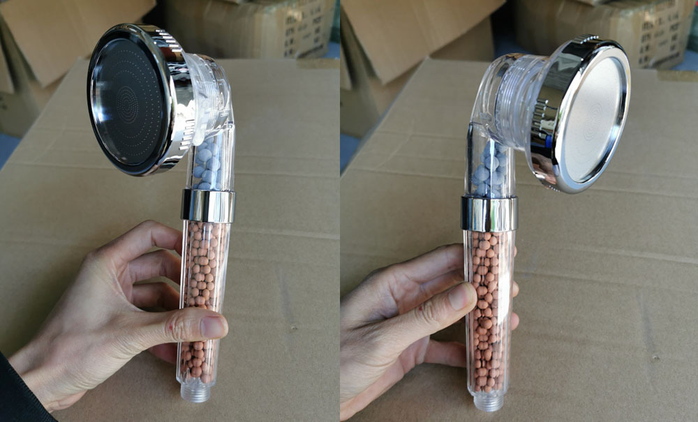 High Pressure Handheld Ion Filter Shower 3 Spray Patterns