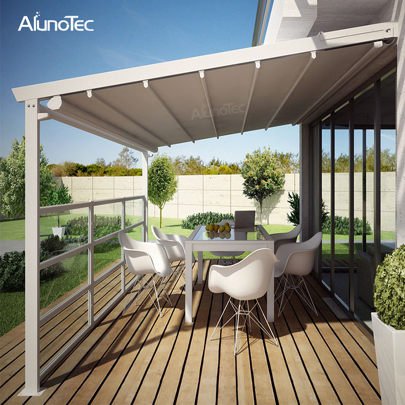 OEM/ODM Customized Wholesale Large Size Motorized Pergola Personalised Outdoor Space Retractable PVC Awning for Patio