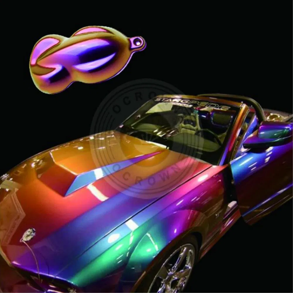 Chameleon Mirror Powder Coating Chrome Pearl Paint Pigment for Car Painting