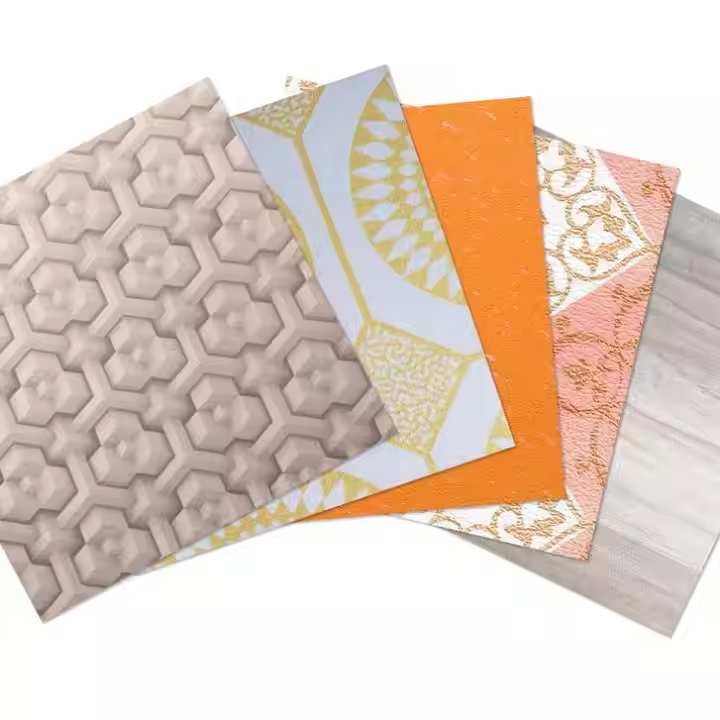 PVC Gypsum Board Ceiling Accessories Modern Laminated Perforated Gypsum Drywall Ceiling Tiles for Commerical and Dly Home