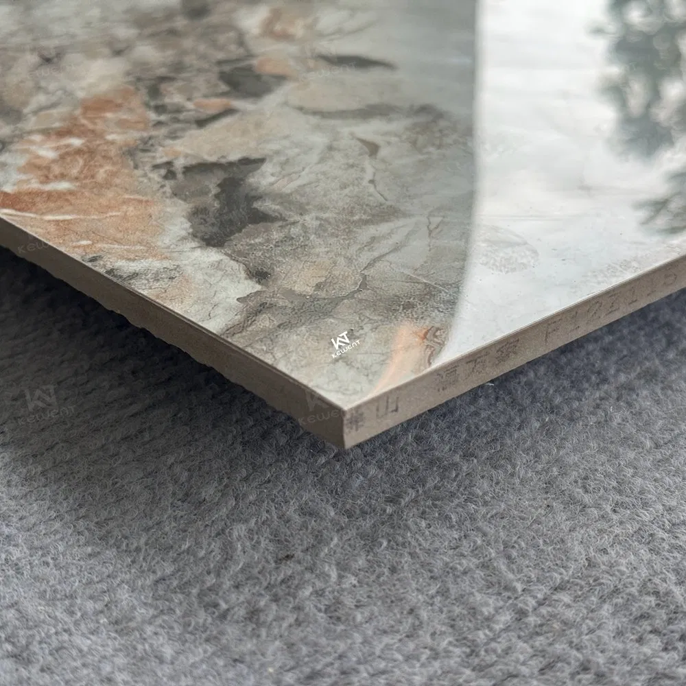 Customized Interior Luxury 600X600 Glossy Marble Full Polished Glazed Ceramic Porcelain Tiles for Floor 60X60 for Living Room