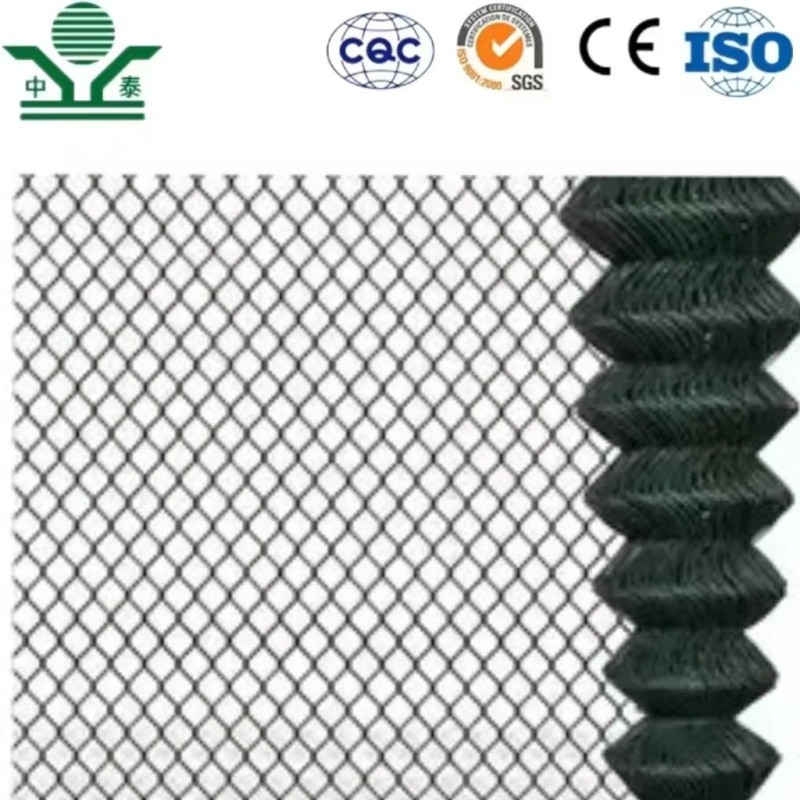 Zhongtai Diamond Hole PVC Coated Fencing Chain Link Wire Mesh