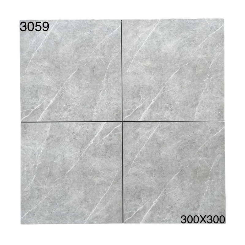 Foshan Ceramic Tile Looks Like Marble 30X30 Shower Floor Tile Wall Tile Gray Color