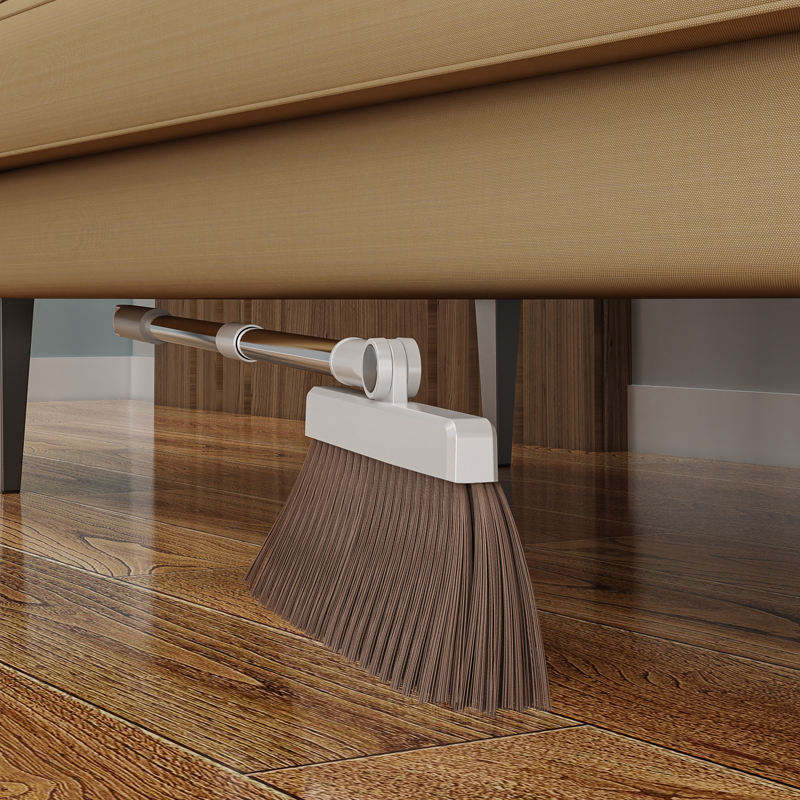 Broom Dustpan Set Household Foldable Living Room Sweeping Hair Broom