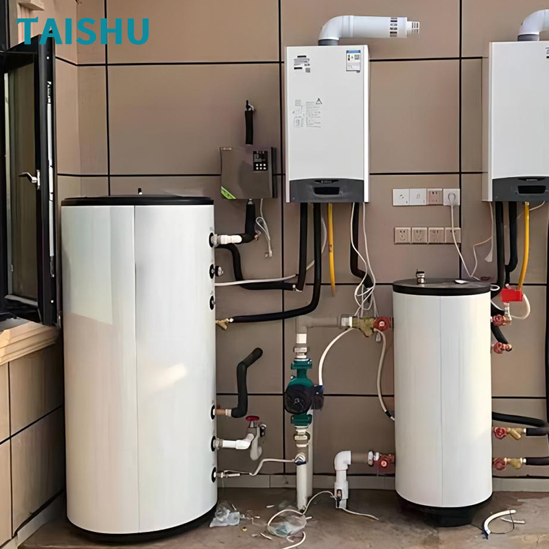 2 in 1 Combined 300 Liter Hot Water Storage Buffer Tank for Heat Pump