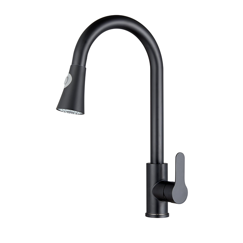 Смеситель для кухни белый однорычажный, под одну монтажную стойку