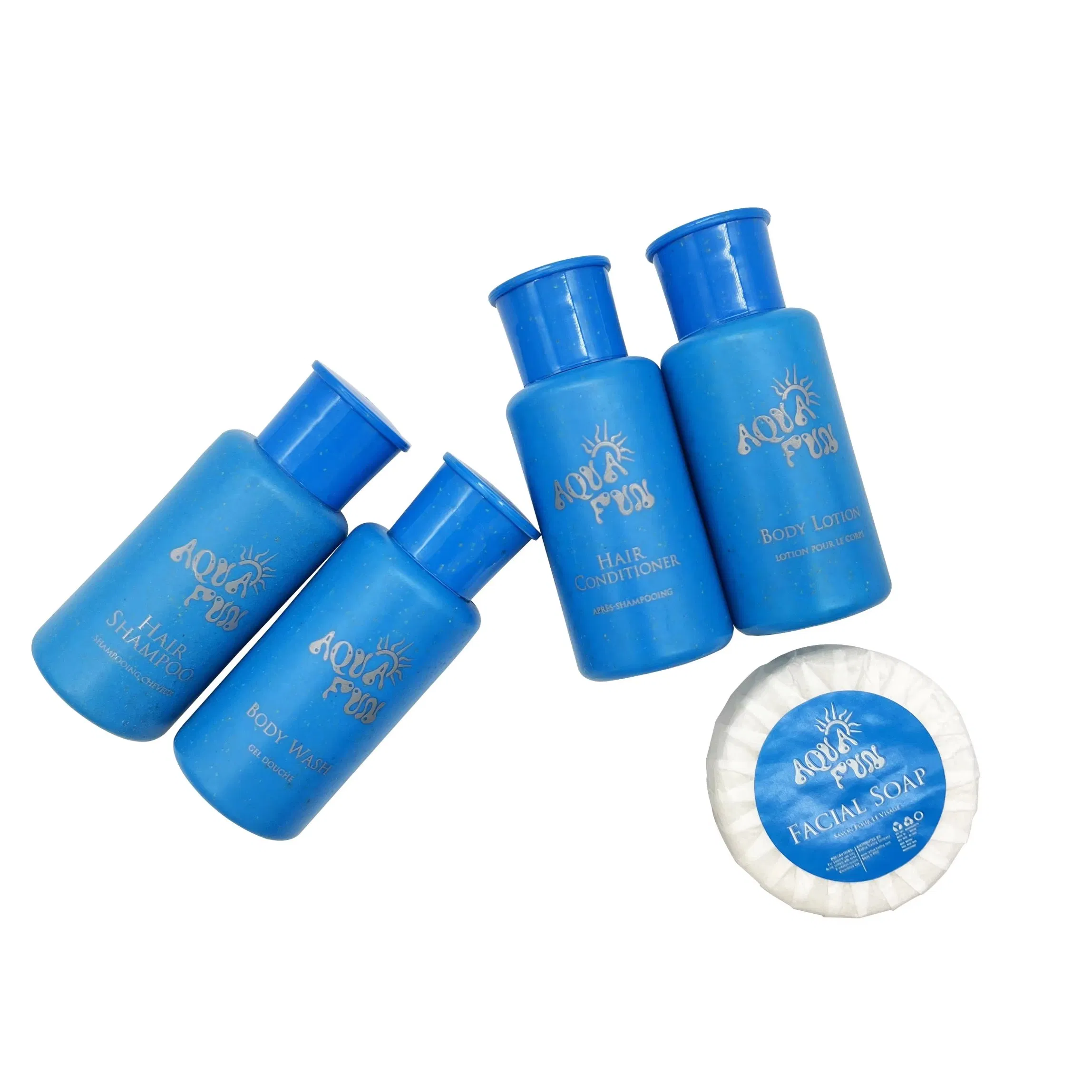 Eco Biodegradable 40ml Shampoo Wheat Straw Plastic Disposable Hotel Amenities