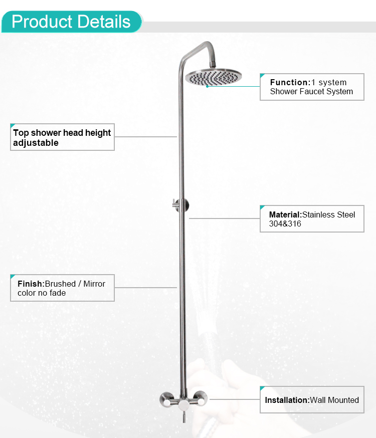 Sanitary Ware Bathroom Accessories Shower Tap Faucet