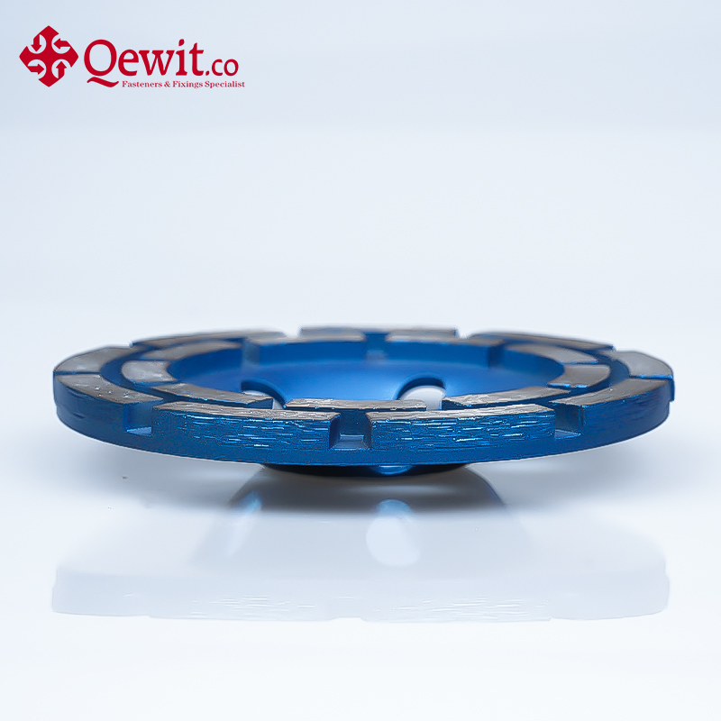 Double Row Diamond Cup Wheel for Metal Grinding - Black Color