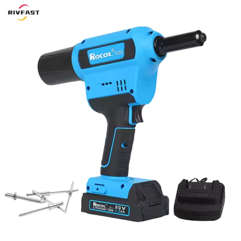 Heavy-Duty Lithium Battery Riveter Rivet Gun for Automotive, Construction and Manufacturing Needs