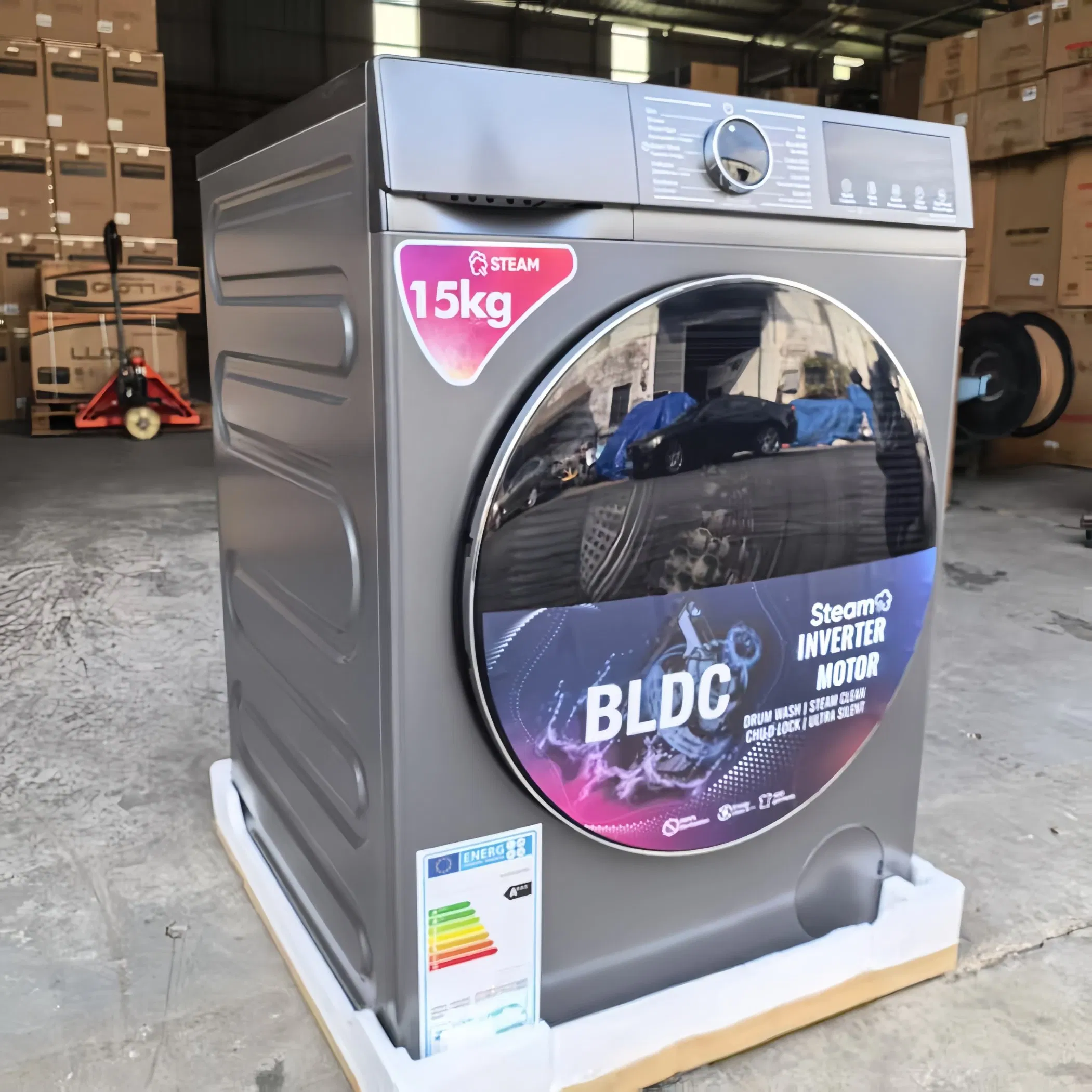 15kg Direct Drive Dd Motor Clothes Washing Machine Front Load Automatic Washer