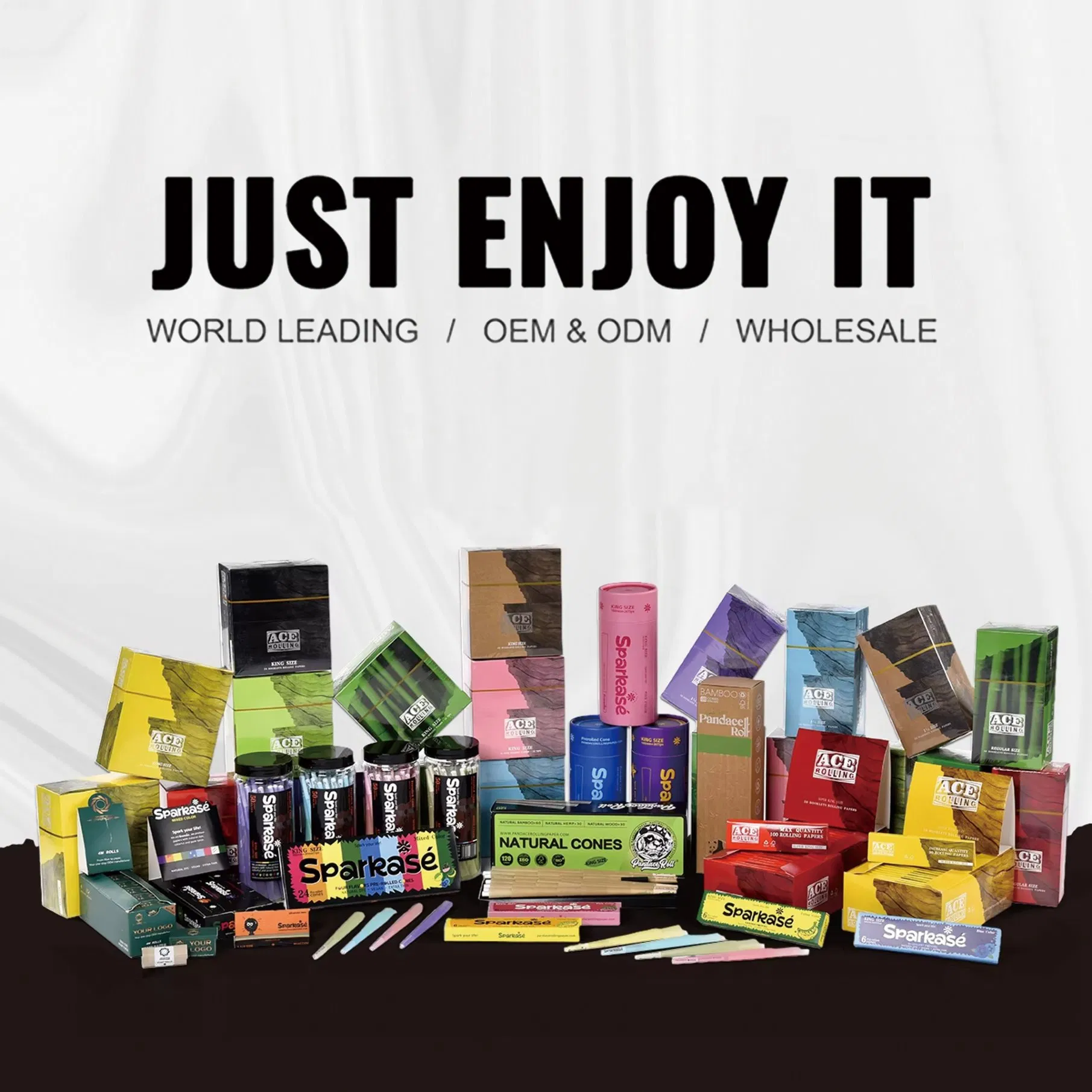 Custom Ultra Thin 10g Cigarette Rolling Paper Smoking with Tips