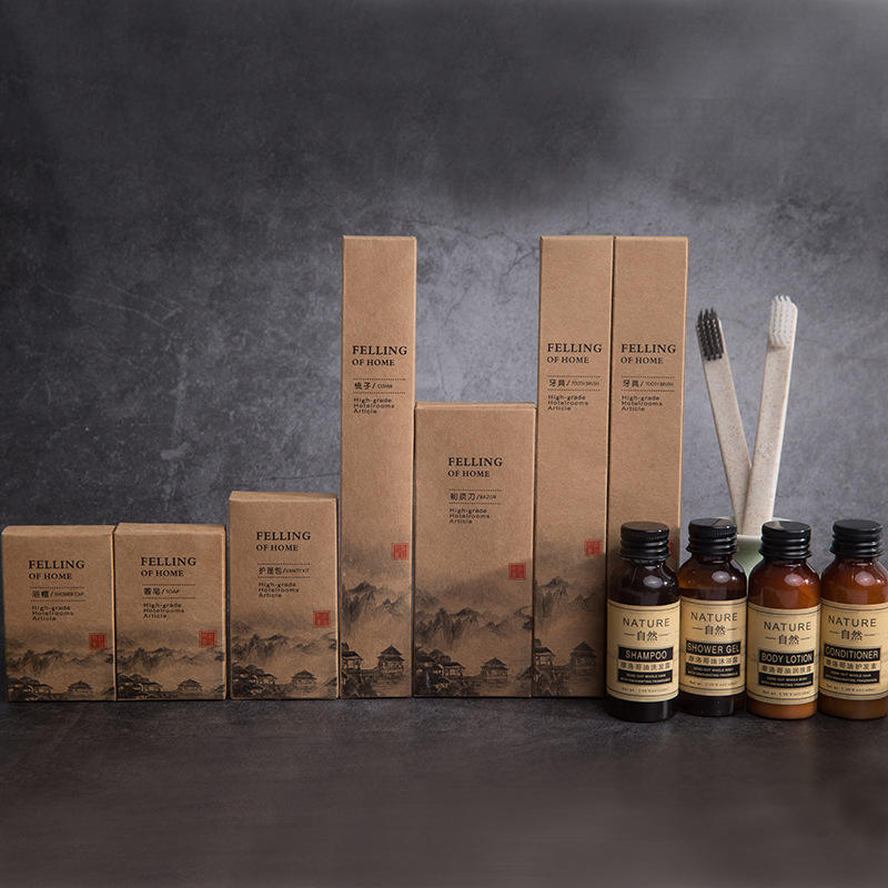 Hotel Supplies: Luxury Customized Disposable Bathroom Amenities Set