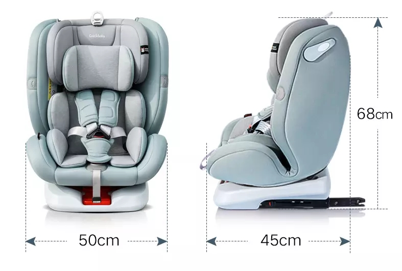 360 Degree Adjustable 0-36kg Baby Car Seat with Base