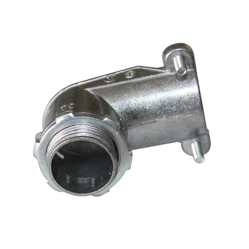 90 Degree Squeeze Connector Zinc