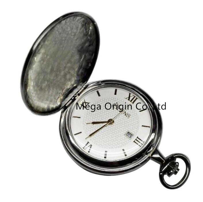 Custom High Quality Classic Stainless Steel Pocket Watch