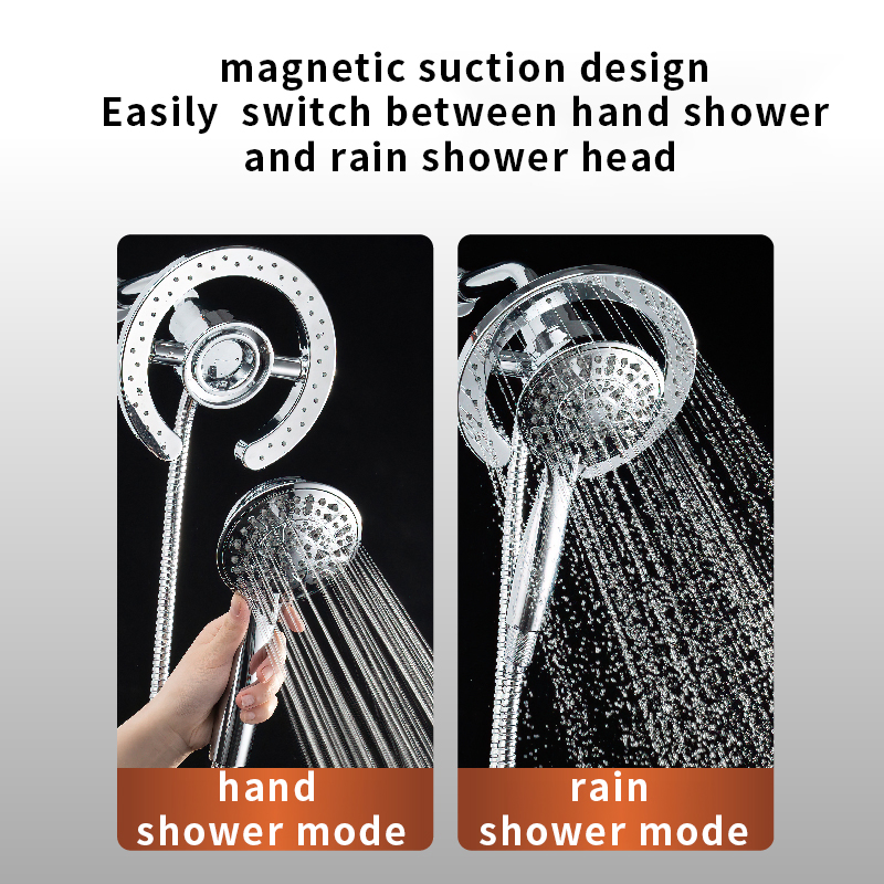 Zm8190 Best Selling Shower Set Magnetic Shower Kit Combo Mounted for Bathroom