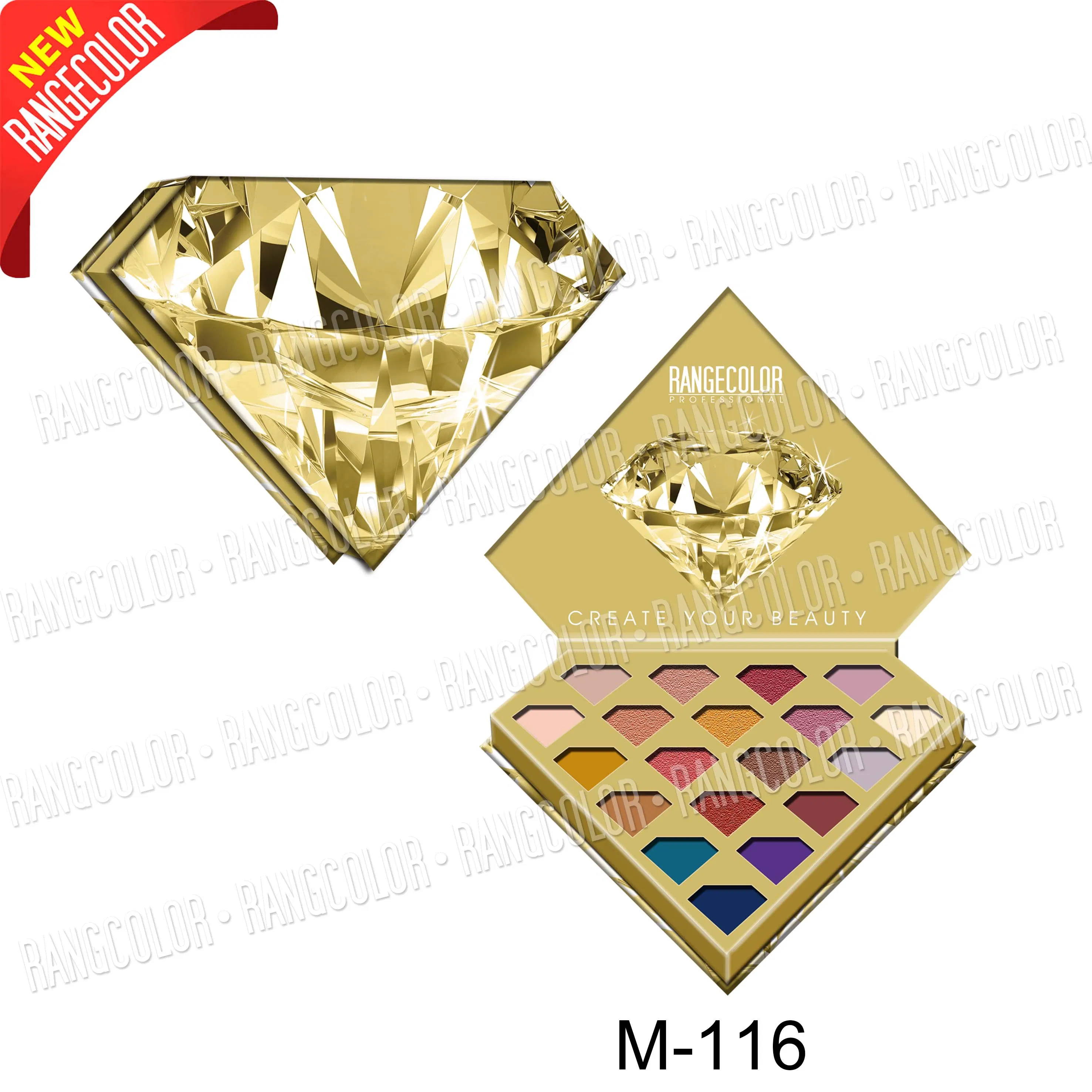 New Cosmetic Neon Eyeshadow High Pigment Eyeshadow Glitter Makeup Highlight Pressed Neon 19 Color Eyeshadow