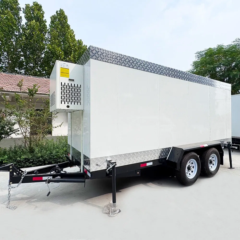 Commercial Outdoor Mobile Refrigerated Solar Cold Room Freezer for Meat Seafood Storage