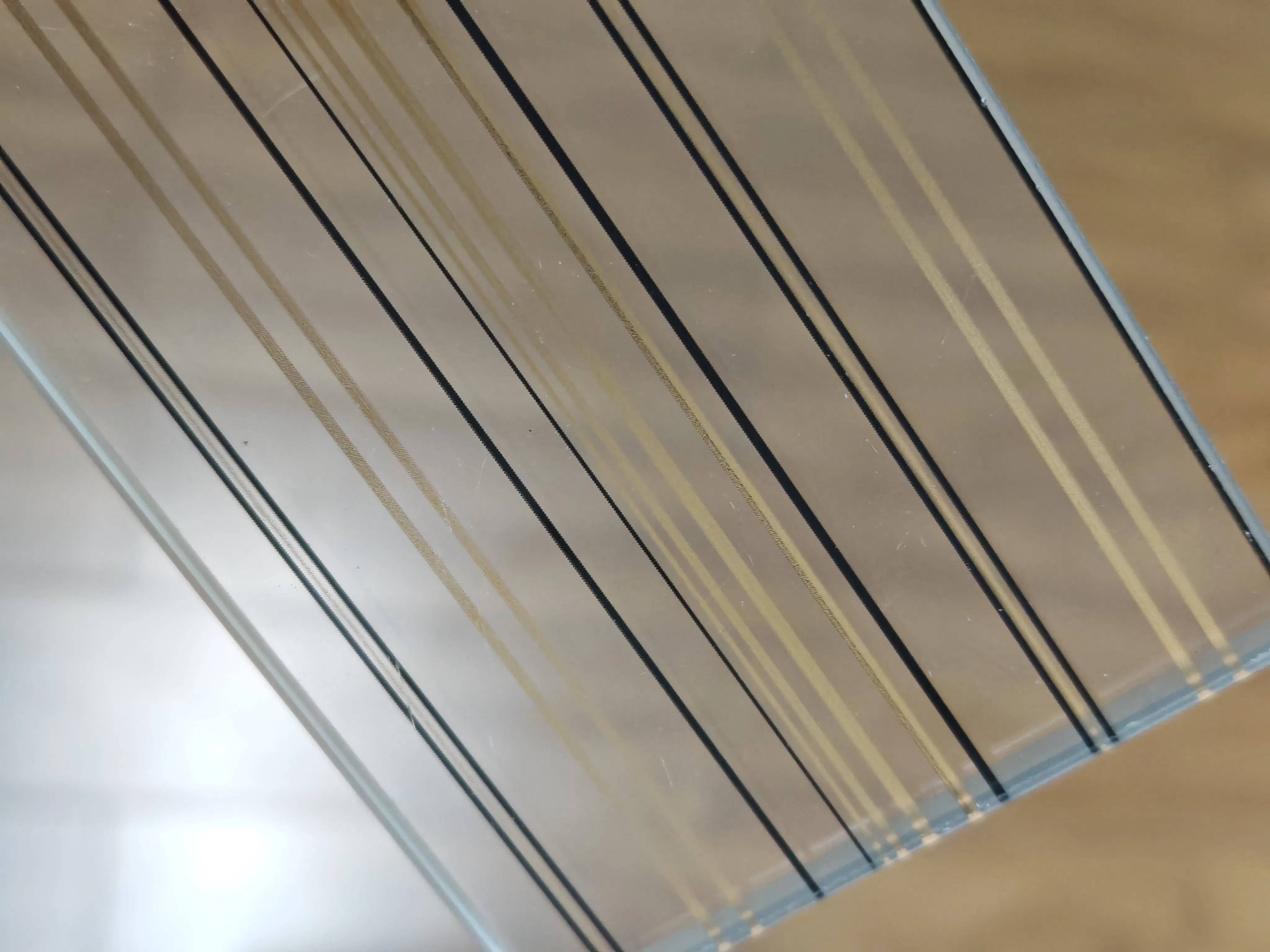 Modern Elegant Glass Solutions with Decorative Fabric Elements