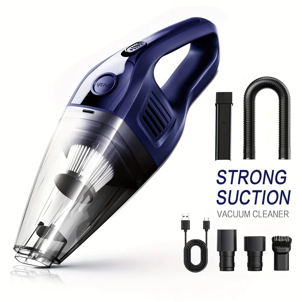 Portable Hand-Held Car Vacuum Cleaner Strong Suction Wet & Dry Use