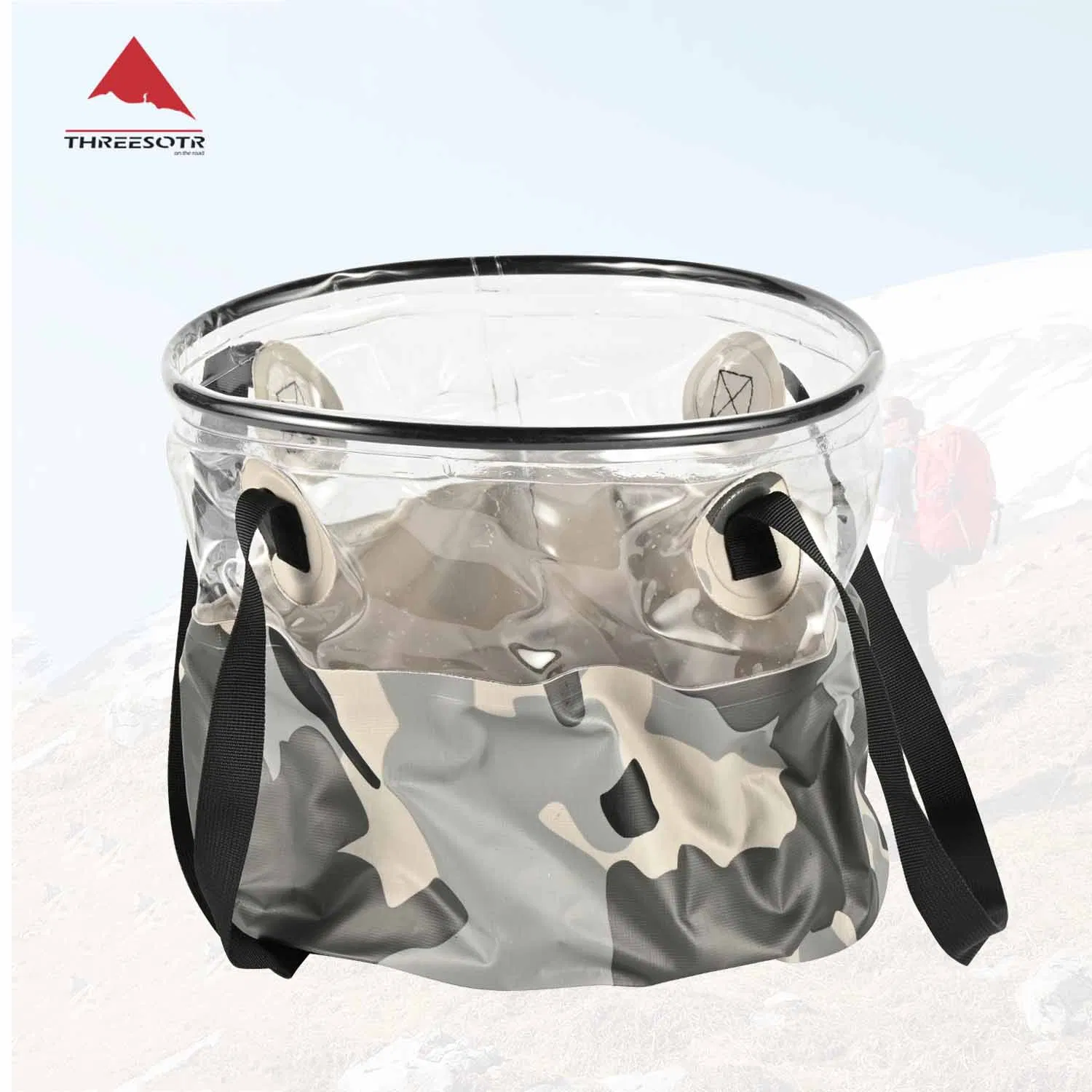 Compact and Sturdy Collapsible Water Bucket for Outdoor Adventures