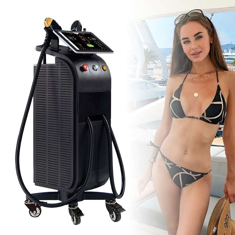 Hair Removal Laser Machine Titanium with One Handle Laser Hair Removing
