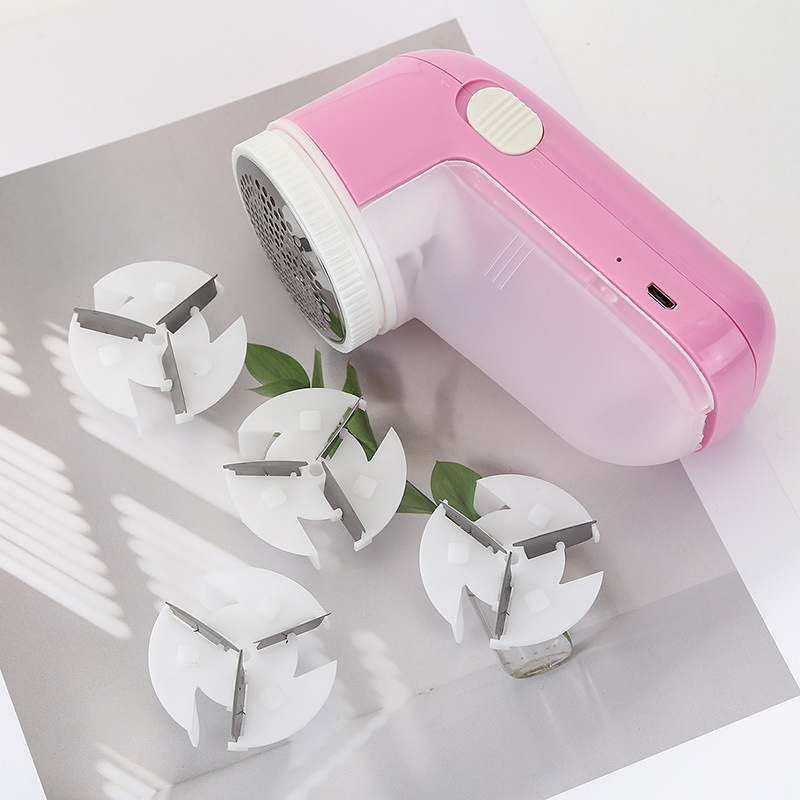 New Arrival 6 Leaf Blade Cloth Portable Battery Operated Fabric Pet Hair Lint Remover Magnet Shaver
