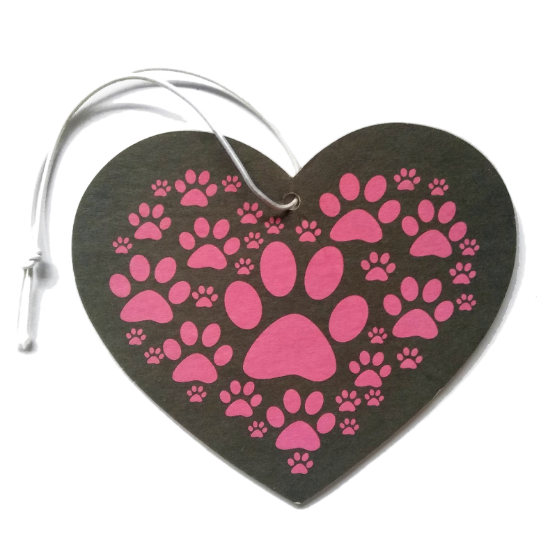 Long Lasting Car Air Freshener Paper Custom Hanging Fragrance Perfume Card