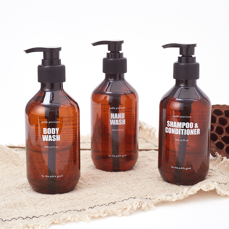 Wholesale Custom Logo Cheap 300ml Hotel Amenities Size Body Lotion Shampoo and Conditioner for Hotel