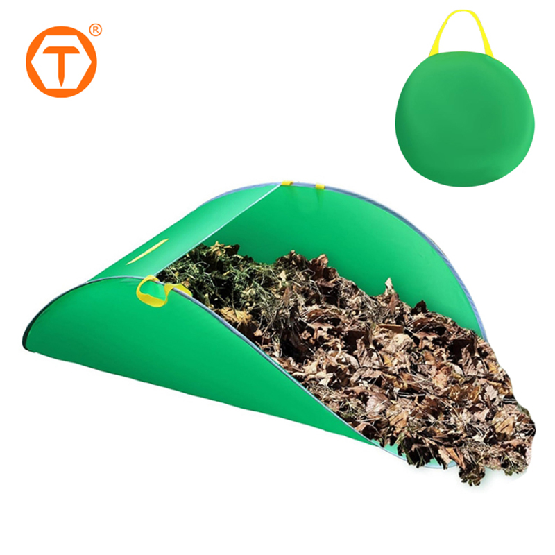 Dustpan Leaf Pick up Tool Outdoor Household Garbage Trash Leaves Bag Pop-up Yard Garden Waste Bag