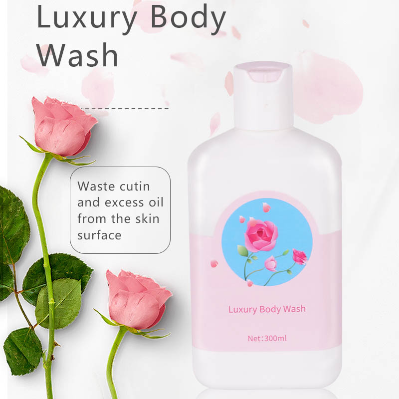 Popular Women Natural Body Wash Soap Invigorating Mind Rose Body Wash